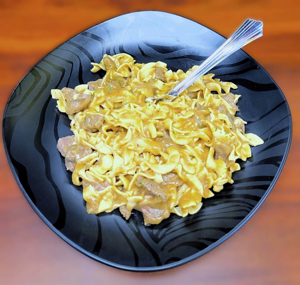 Tenderloin Tips with Noodles - Large Entrée