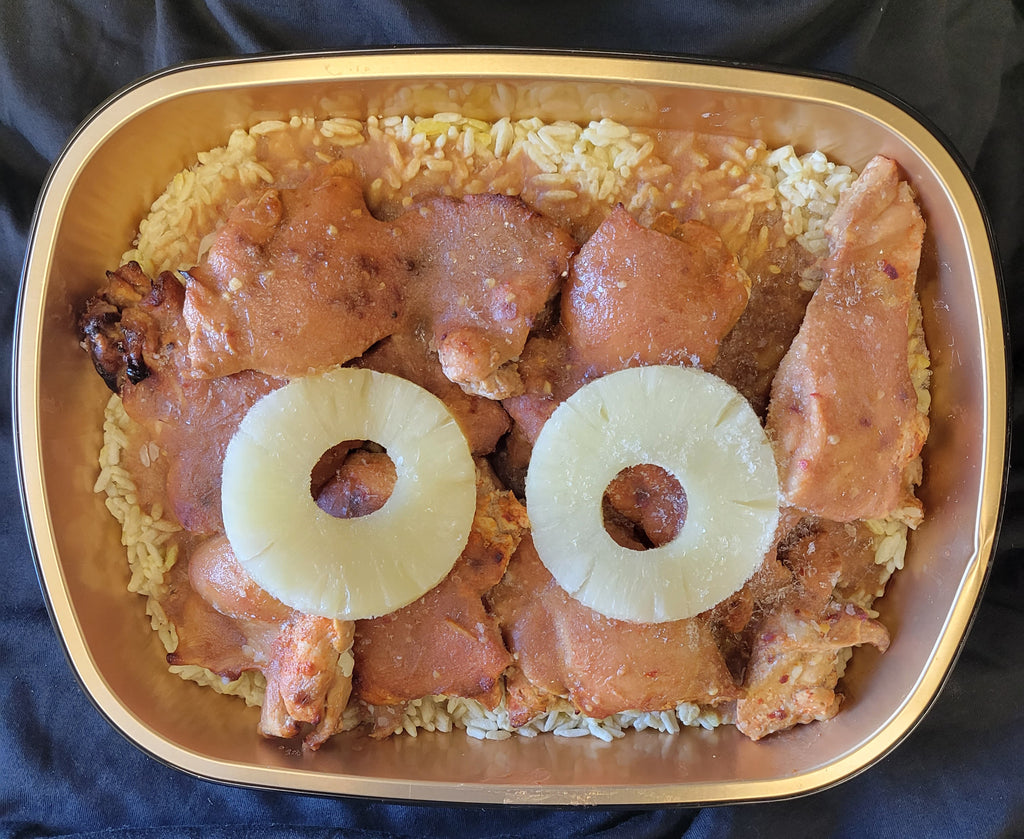 Orange Chicken with Rice - Large Entrée