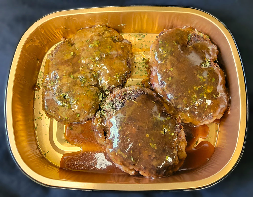 Salisbury Steak with Gravy - Large Entrée