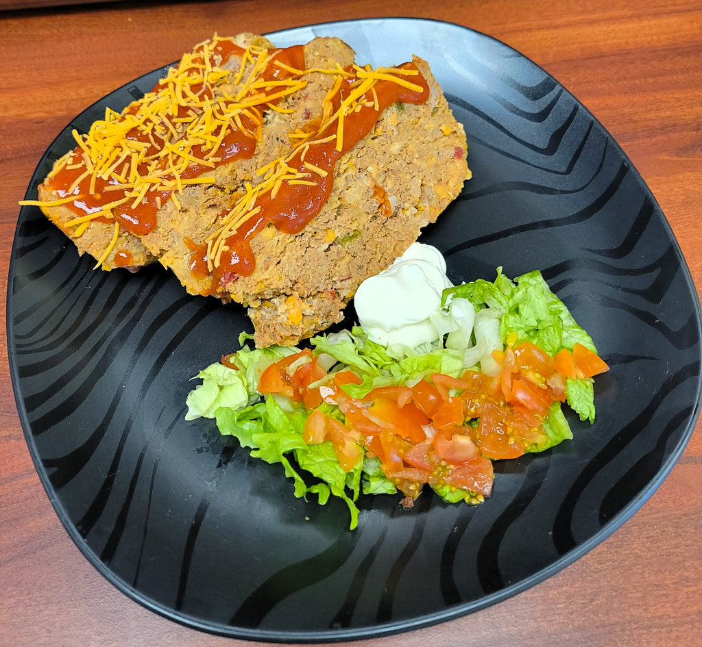 Taco Meatloaf W/Enchilada Sauce - Small Entrée